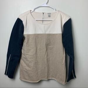 J.Crew Back Zip Long Sleeve Shirt